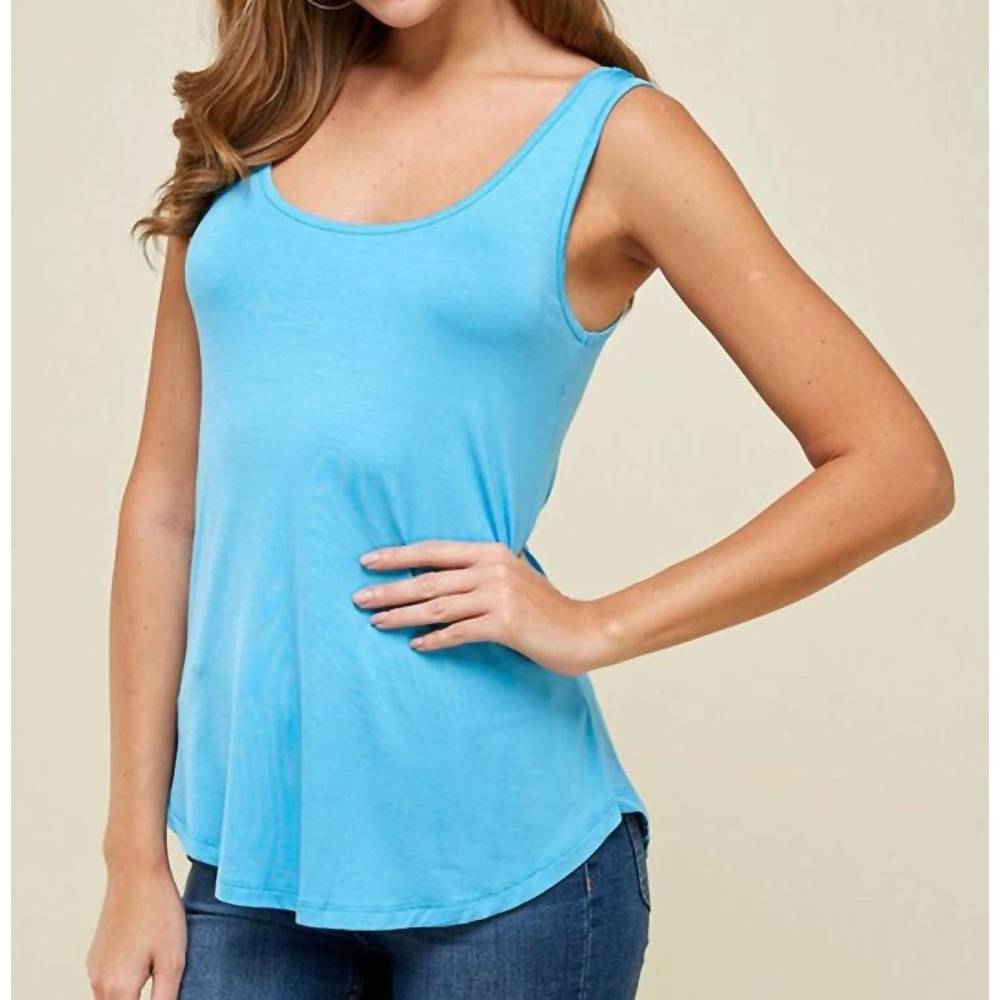 NEW EMMA'S CLOSET modal tank top in sky blue